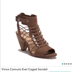 Vince Camuto Dark Taupe Heeled Sandals